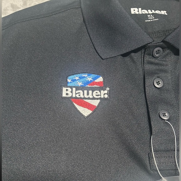 Blauer Performance Pro Polo Shirt Men’s XL Regular Dark Navy LOGO NWT - Picture 7 of 10